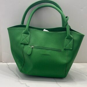 LovenHide Green Vegan Leather Textured Bag  - Never Used